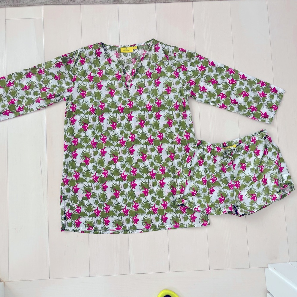 Roller Rabbit Kids Tunic and Shorts Set Sz 8